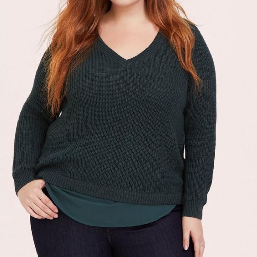 NWT Pullover Lace-Up Back, Tunic Sweater